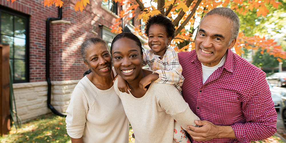 Three generations family